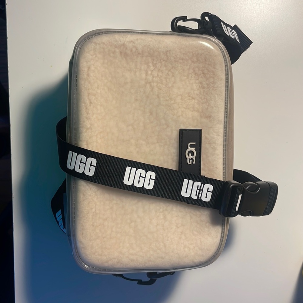Ugg Rubber Exterior Cross-Body Purse